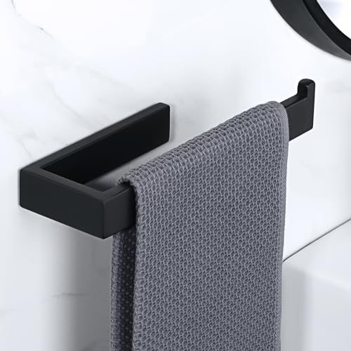 Matte Black Hand Towel Holder