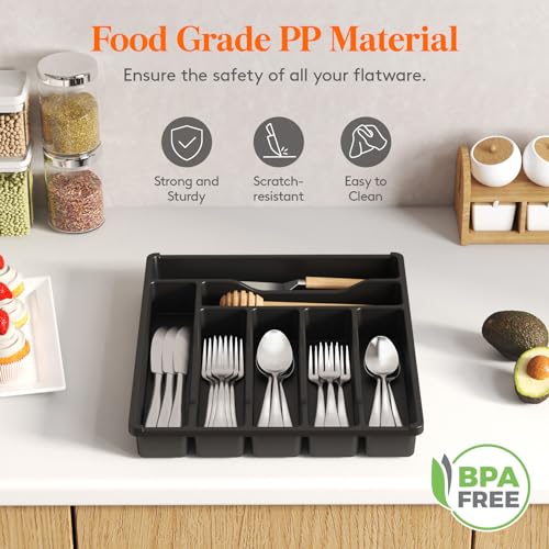 Silverware Drawer Organizer Tray