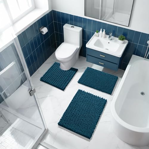 Bathroom Rugs Non Slip Washable 32x20 Inch