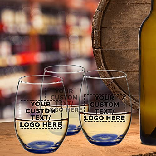 50 ARC Stemless Wine Glasses Set (50 Count)