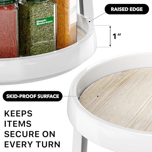 2 Tier Lazy Susan Spice Organizer