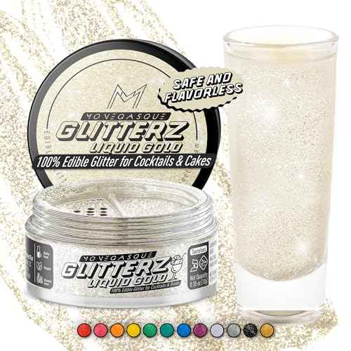 Liquid Gold Edible Glitter for Drinks & Cakes