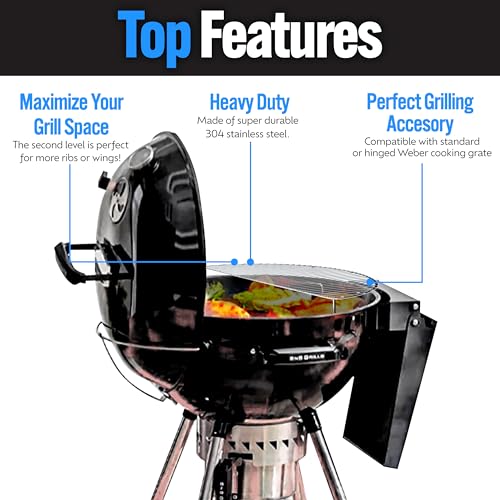 SnS Grills Slow ‘N Sear Elevated Cooking Grate
