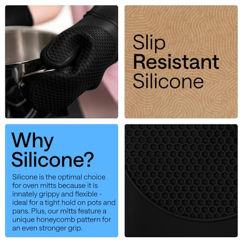 Silicone Oven Mitts (2 Count)