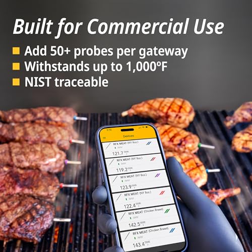 RFX Smart Wireless Meat Thermometer (3 Count)