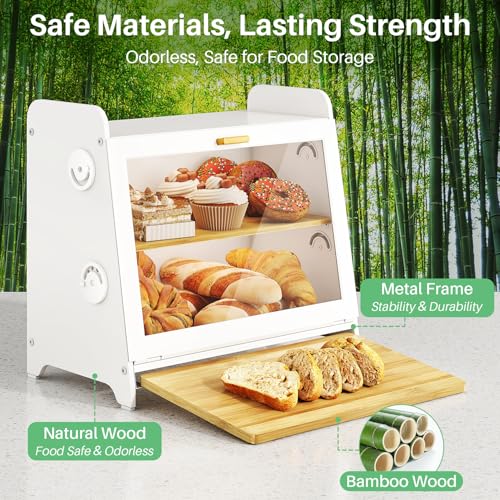 Airtight Bread Box for Kitchen Countertop