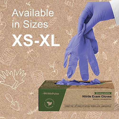 Biodegradable Disposable Nitrile Gloves Medium (150 Count)