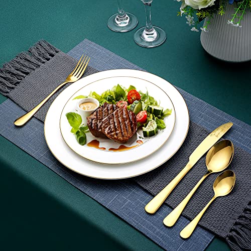Gold Silverware Set (6 Count)
