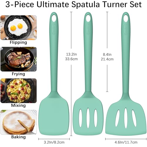 3 Pack Silicone Spatula Set (3 Count)
