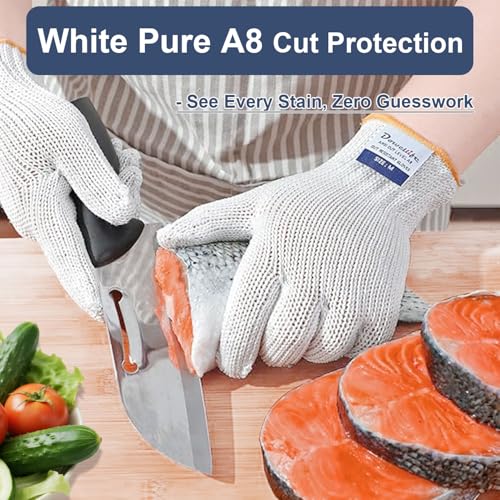 Level 8 Reinforced Cut Resistant Gloves (2 Count)
