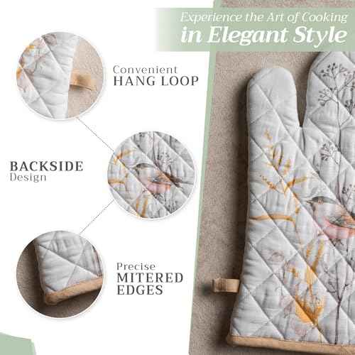 100% Cotton Oven Mitt & Pot Holder Set