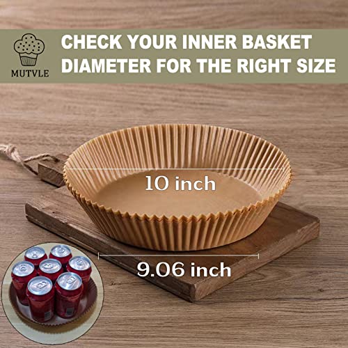 10 Inch Air Fryer Disposable Paper Liner Round