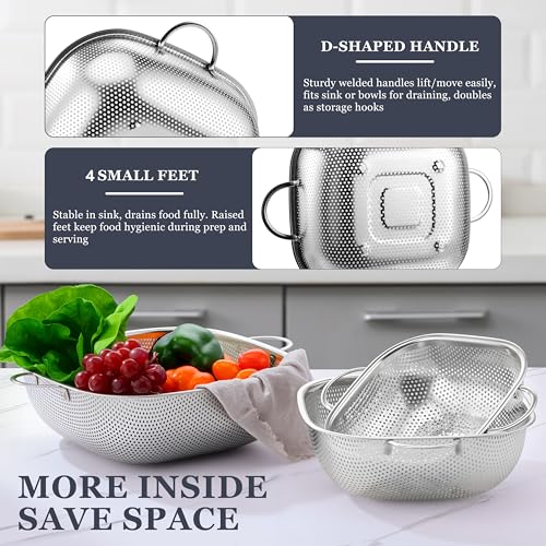 Stainless Steel Colander Set of 3 (3 Count)