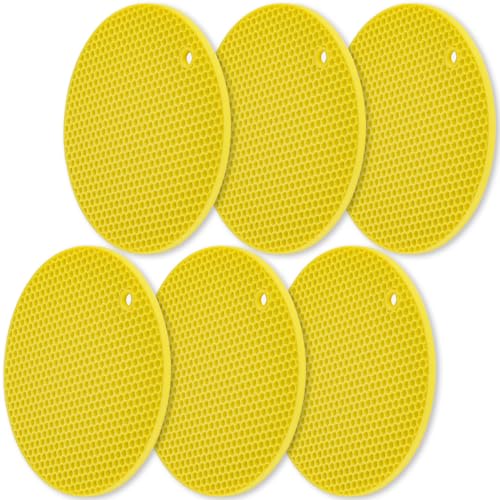 Silicone Trivets Mat (6 Count)