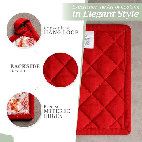 Pot Holders 100% Cotton Potholders (2 Count)