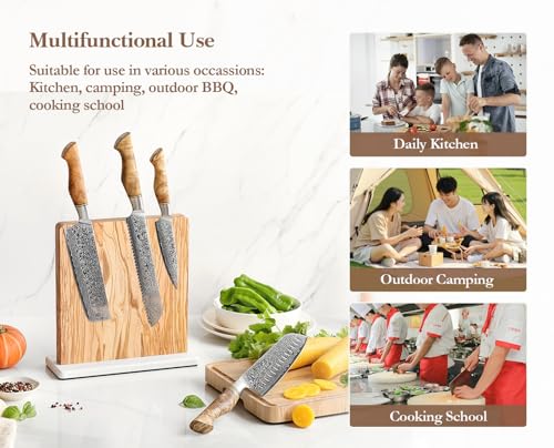 Double sided Magnetic Knife Holder without Knives