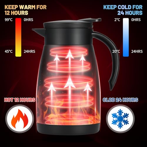 27oz Insulated Coffee Carafe with Handle