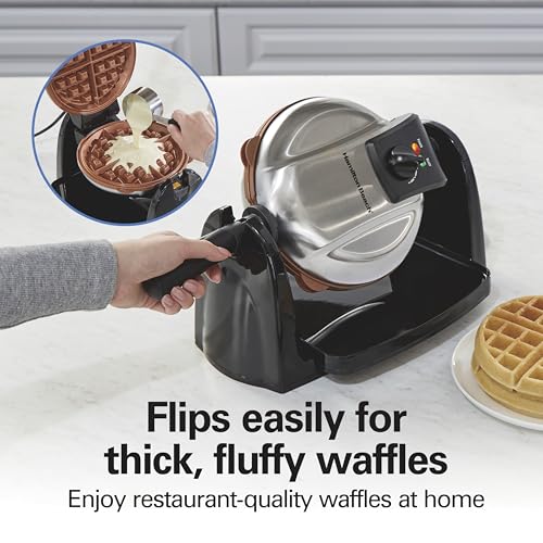 26031 Belgian Waffle Maker with Removable Non