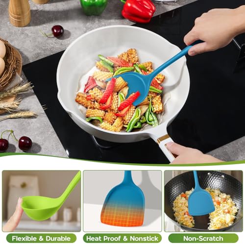 Silicone Kitchen Utensils (10 Count)