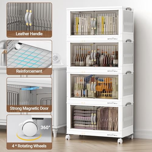 300Qt Stackable Storage Bins with Lid (5 Count)