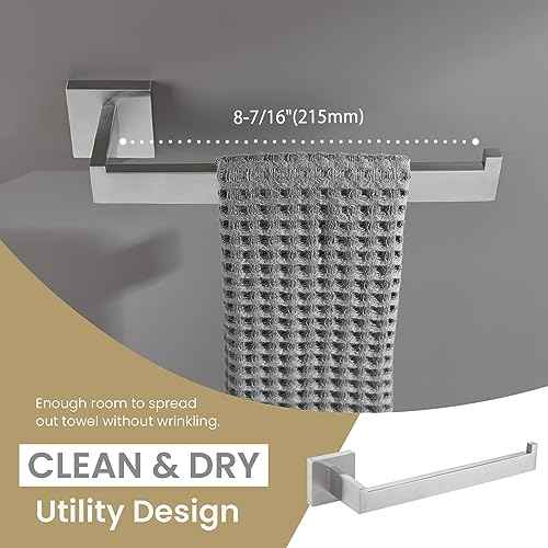 Towel Holder Brushed Nickel
