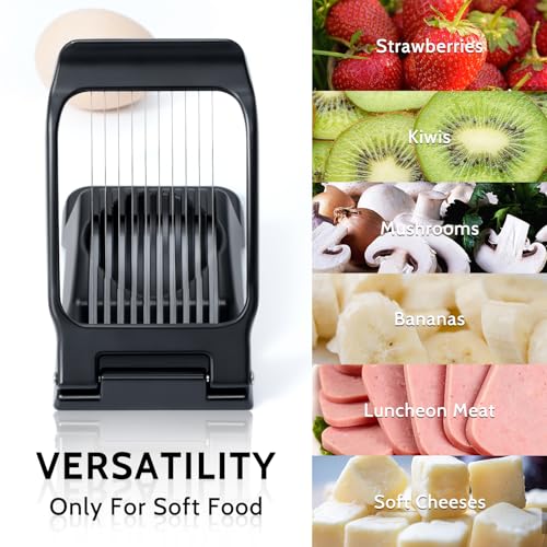 Egg Slicer for Hard Boiled Eggs & Strawberry Soft Foods