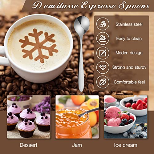 50 Pcs Demitasse Espresso Spoons (50 Count)