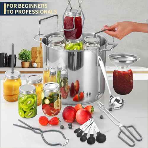 Canning Supplies Starter Kit with Canning Rack