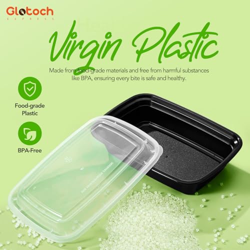 Glotoch Meal Prep Containers with Lids (50 Count)