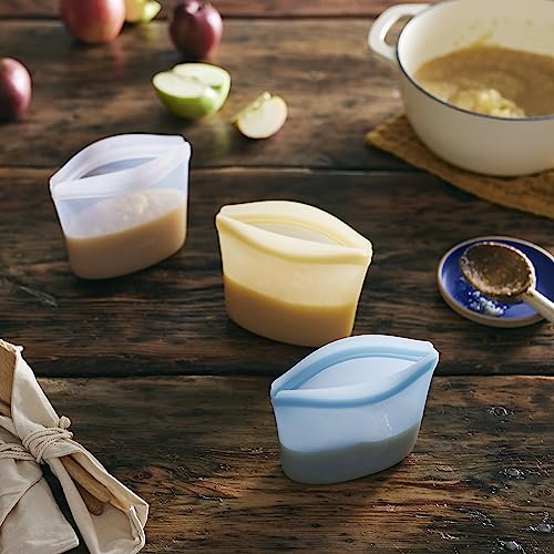Premium Reusable Silicone Food Storage Bowl