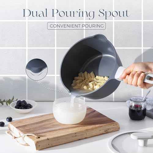Ceramic Nonstick Saucepan with Lid