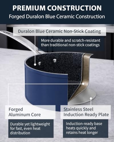 12pc Forged Lightweight Cookware Set