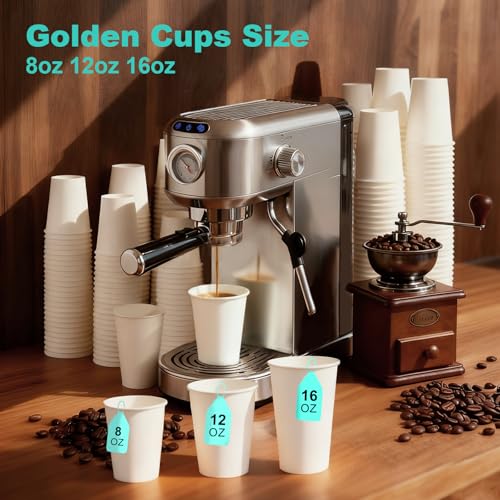 8 oz 300 Pack Disposable Coffee Cups (70 Count)