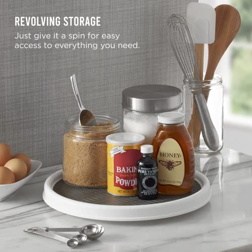 Basics Non Skid Pantry Cabinet Lazy Susan Turntable