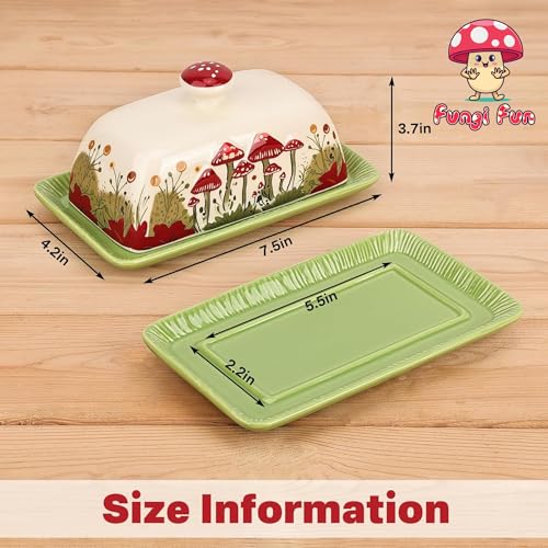 Ceramic Butter Dish with Lids