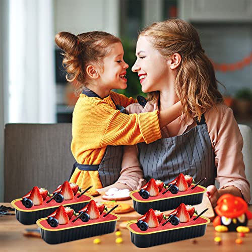 Mini Loaf Pans with Lids 100 Pack (6.8 Fl Oz)