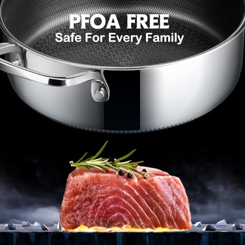 Frying Pans Nonstick Set with Lid