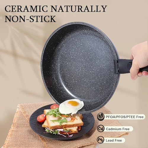 Ceramic Pots and Pans Set Non Stick