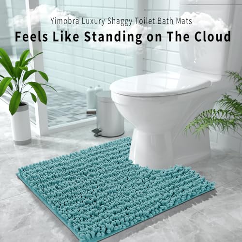 Toilet Rug U Shaped Washable 24x20 Inch