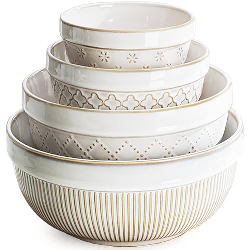 Large Serving Bowls Set of 4 (4 Count)
