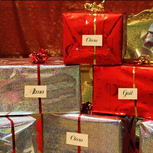 Kraft Paper Rectangle Removable Moving Labels
