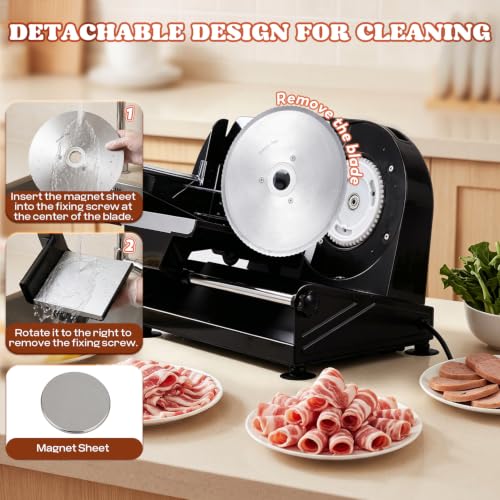 Electric Meat Slicer Deli Slicer 220W
