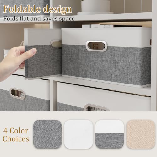 Collapsible Fabric Storage Bins (4 Count)