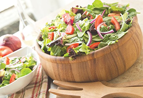 Acacia Wood Salad Bowl