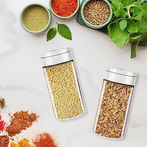 Spice Jar with Shaker Lids (6 Count)