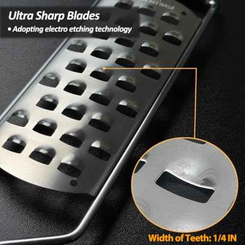 Ultra Coarse Grater & Hand Held Cheese Grater for Kitchen