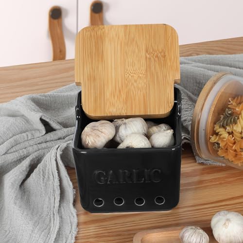 Garlic Keeper with Lid