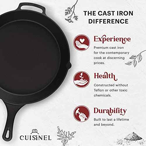 Cast Iron Skillet + Pan Scraper