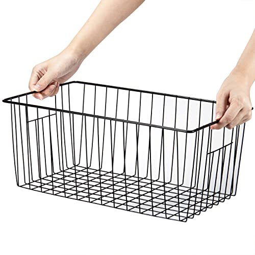 16inch Freezer Wire Storage Organizer Baskets (4 Count)