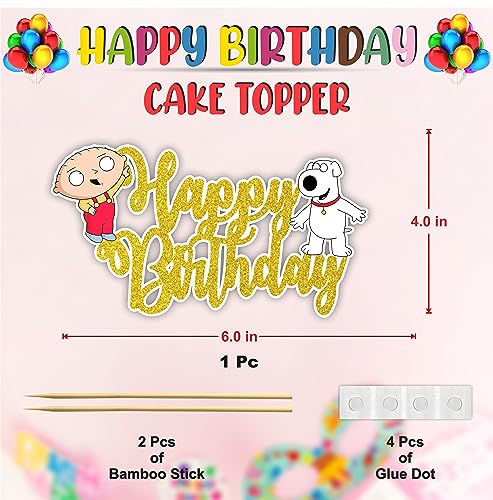 Stewe Grifin Happy Birthday Cake Topper